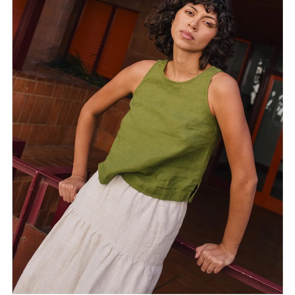 Not Perfect Linen Tank